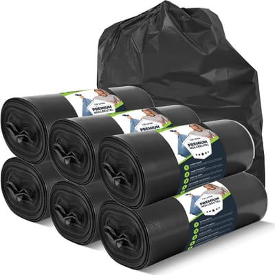 Extra Sterke Vuilniszakken Zwart 120L XXL - 150 Stuks - Scheurbestendig LDPE 70 Liter Equivalent
