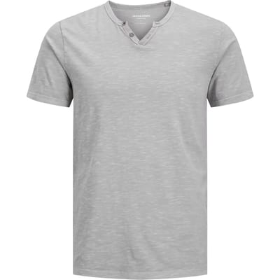 JACK&JONES - JJESPLIT NECK TEE SS NOOS - Heren - T-shirts