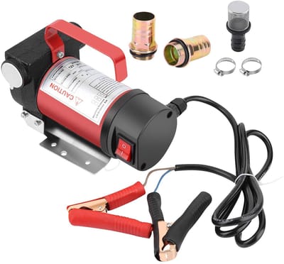 Store_7 - Diesel Transferpomp - Elektrische Brandstofpomp - Voor Auto en Truck - 12V - Brandstofoverdracht - Krachtig en Betrouwbaar - Geschikt voo...