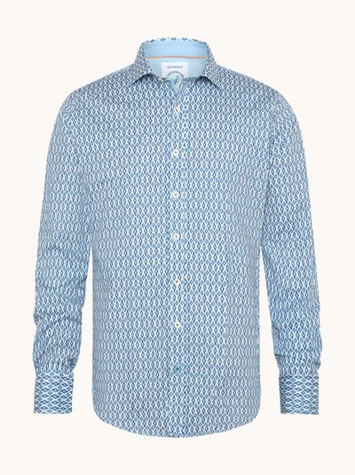 Overhemd Shirt Ikat Cobalt (31.004.607)