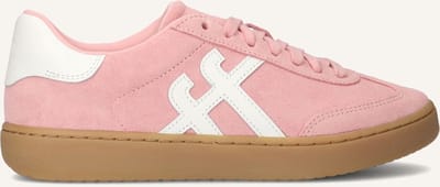 FitFlop The Dash T-Toe Suede Sneakers Dames Sneakers - Roze / Wit