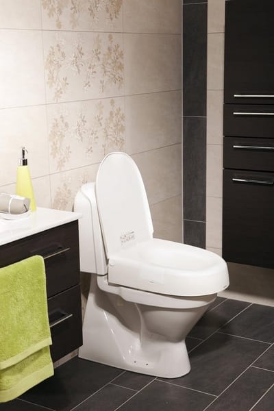 In hoogte Verstelbare Toiletverhoger met Zachte Zitting voor Veilig Zitten