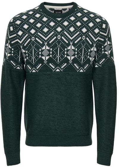 ONLY&SONS - ONSEZ REG 7 JAQ CREW KNIT - Heren - Gebreide truien