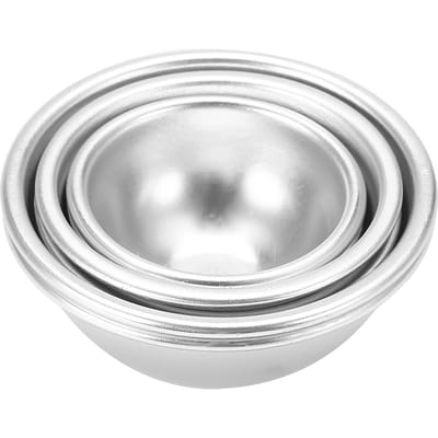 Handgemaakte Aluminiumlegering Badbommen Vormen Bruisend Knutselen DIY Cakevorm Gereedschap Combination 7 gray