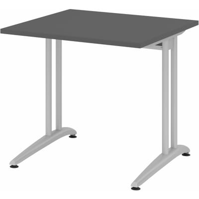 BELA 8 S | Bureau - 80 x 80 Grafiet