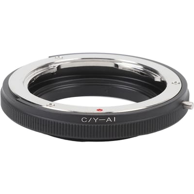 Lens Mount Adapter voor CY Aluminiumlegering Hoge Nauwkeurigheid Macro Lens Adapterring met Achterkap voor D850 D810 D750 black