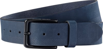 camel active Riem van nubuckleer - Maat menswear-S - Donkerblauw