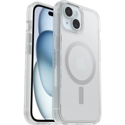 Otterbox Symmetry Clear Magsafe Backcover Apple iPhone 17e, iPhone 16e, iPhone 15, iPhone 14, iPhone 13 Transparant Inductieve lading, MagSafe