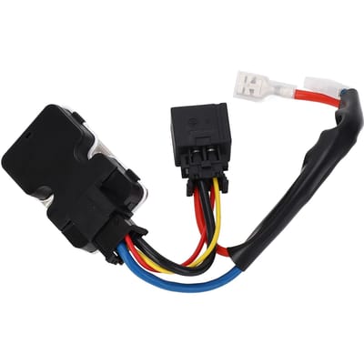Résistance Moteur de Ventilation Chauffage 1408218351 Régulateur de Moteur de Ventilateur de Chauffage AC HVAC Remplacement pour Benz CL500 CL600 E300 black