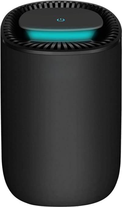 QORA® Vochtvreter elektrisch - Vochtvreter - Ontvochtiger - Zwart -31cm x 15cm x 15cm