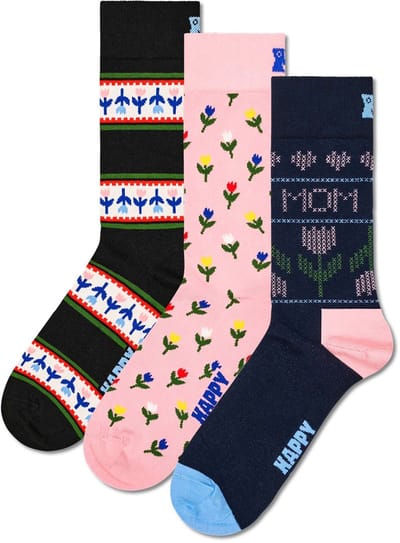 Happy Socks - 3-Pack Mother s Tulip Socks Gift Set - Dames - Sokken