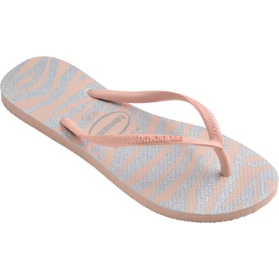 Havaianas Slim Animals Glitter Slippers Roze EU 43-44 Vrouw