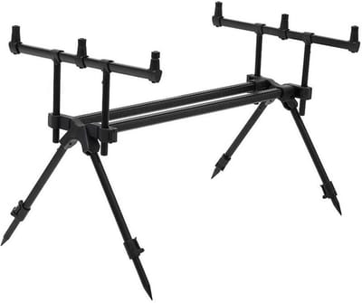 Hengelsteun Pod - Vissteun - Stabiliteit Vissen - Dubbel Frame Ontwerp - Verstelbaar 66-120cm - Aluminium