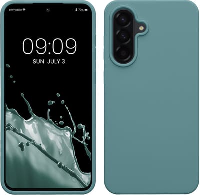 kwmobile telefoonhoesje geschikt voor Samsung Galaxy A56 5G - Hoesje met siliconen coating - Smartphone case in Arctische nacht