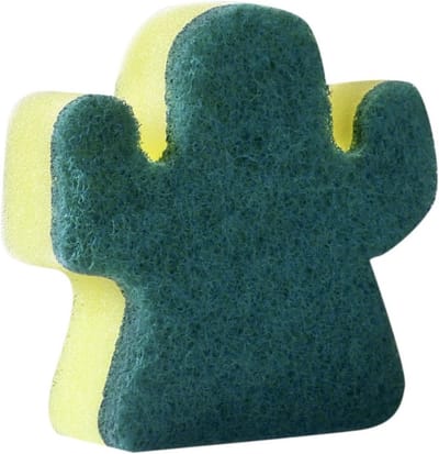 PUSHER Pedro Cactus Spons Multi-Kleur (set van 2) ‎H10xW3xL8 cm 20 g