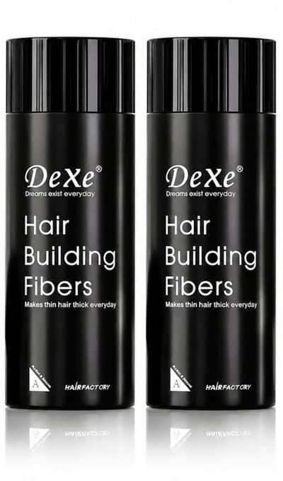 Haarverdikkings Starterset - 22g Hair Building Fibers - Zwart en Bruin - Verbergt Haaruitval en Dunner Wordend Haar - Direct Voller Haar