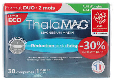 Laboratoires IPRAD Thalamag Marine Magnesium Inner Balance Verpakking van 2 x 30 Tabletten