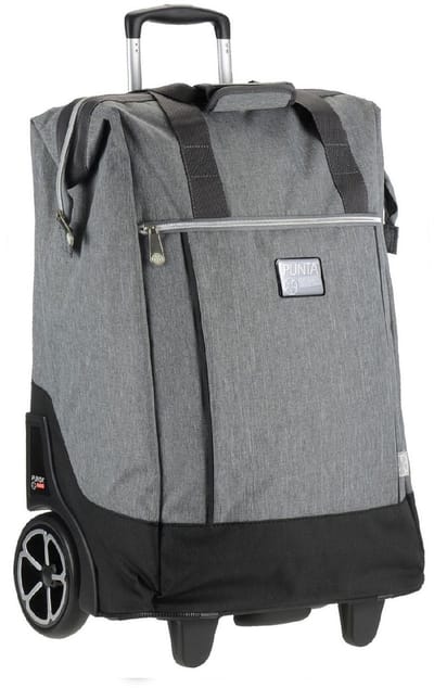 Fabrizio - Punta Big Wheel - shoppingtrolley - boodschappenkar - denim grijs