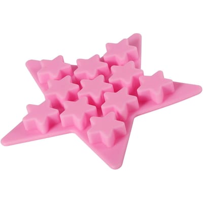 1x Vijfster Vormige Koele Silicone IJsblokjesbakje Vriesvorm Maker Gereedschap voor Club Bar Feest Type 1