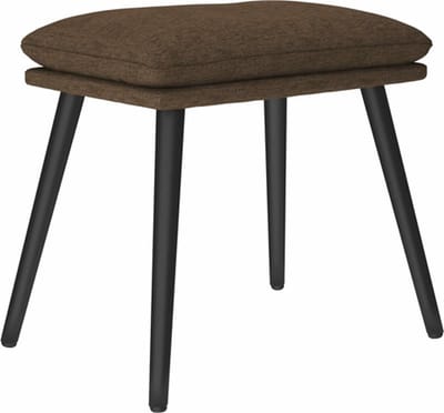 vidaXL - Voetenbank - 45x29,5x35 - cm - stof - bruin
