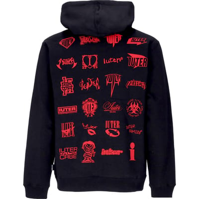Tijdloze hoodie Zwarte herenhoodie