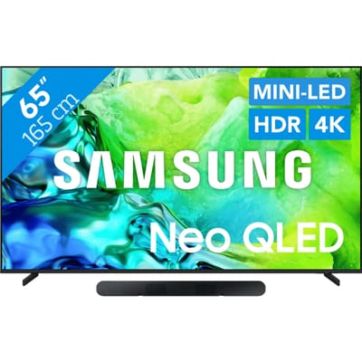 Samsung Neo QLED 65" QN80H (2026) + Samsung HW-S60D Zwart (2024)