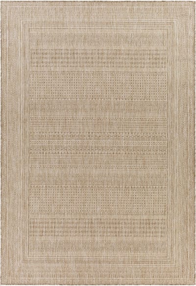 SURYA Sierra vloerkleed jute-look beige - binnen en buiten