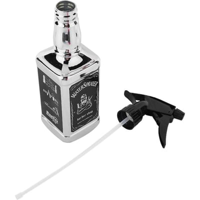 Vaporisateur de coiffure de 500 ml, outils de coiffure pour salon de coiffure, jardinage à domicile, pulvérisateur d'eau (argent) argenté