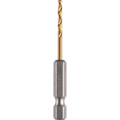 Milwaukee Metaalboor Shockwave HSS-G Tin Red Hex Shockwave HSS-G TiN Red Hex 2,5 mm - 2 stuks - 48894704