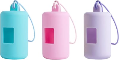 Houder voor hondenpoepzakjes, lichtgewicht en zacht plastic, ideaal voor wandelen, reizen en buitenactiviteiten met je huisdier