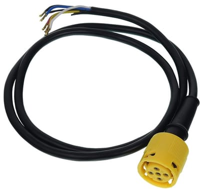 5-pins bajonetconnector 1m - stekkerconnector - trailerstekker - aanhangerstekker - elektrakabel
