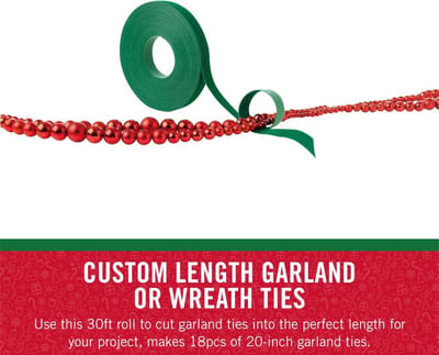 Velcro - klittenband voor het ophangen van (kerst)versiering - groen - VEL-30884