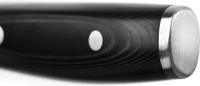 Yaxell Ran Nakiri Koksmes 16,5 cm – 69 Lagen Damaststaal – VG10 Staal – 61 HRC – Canvas-Micarta Heft