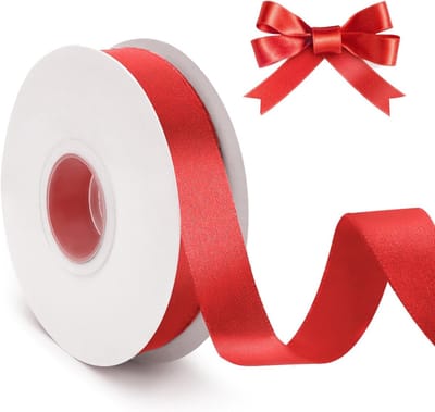 Satin Lint 20mm voor Cadeauverpakking, 22m Versiering voor Feestdagen, Bruiloften en Creatieve Projecten