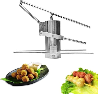 Gehaktbalmaker Machine - Kroketten Vormer - Professioneel Vlees Bereiden - Duurzaam Roestvrij Staal - 22mm Opening