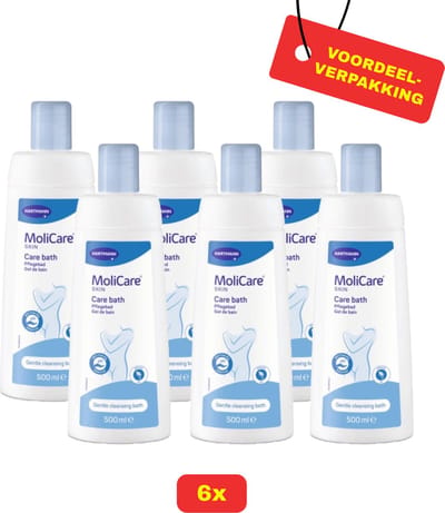 6X Molicare® Skin Verzorgingsbad - 6 x 500ml - Voordeelverpakking!