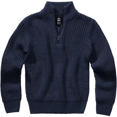 Brandit Kids Marine Troyer Sweatshirt - marineblauw - 122/128
