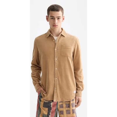 Scotch & Soda Regular-fit Corduroy Shirt Tannin Taglia: S | Camicie Casual Outlet | Uomo