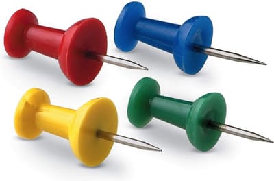 Top Kwaliteit Punaise / Prikker | Gekleurde Punaises | Push Pins - 50 stuks