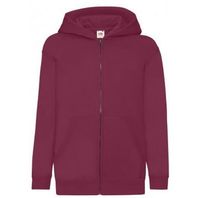 Fruit of the Loom Kinderen/Kinderkapjes Sweatshirt (Bourgondië)