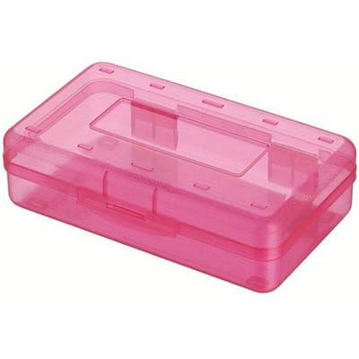 Transparante Pennenbak Minimalistische Stijl Potlooddoos Student Tekenbenodigdheden Plastic Pennenbak School Schrijfwaren