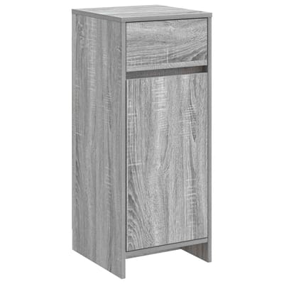 vidaXL - Badkamerkast - Grijs - Sonoma - 35 - x - 36,5 - x - 85 - cm - Bewerkt - hout