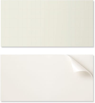 Decoratief zelfklevend vinyl wandpaneel 100x50 cm, trendy verticale tegels