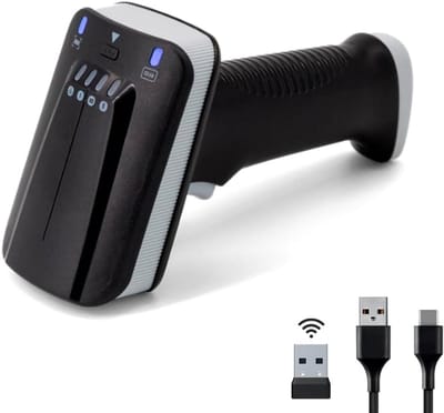 Draagbare UHF RFID Barcodescanner 1D/2D QR Code Lezer met Bluetooth en USB