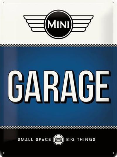 Reclamebord Mini Garage