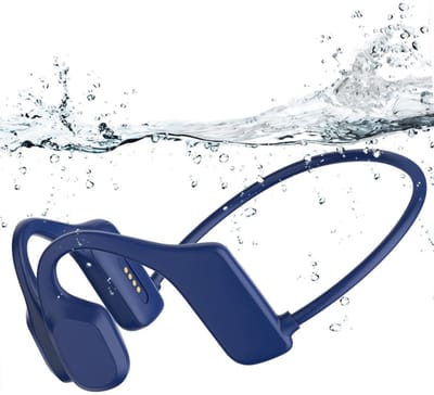 CRLYN® Bone Conduction Headphone - Koptelefoon voor Activiteiten - Draadloos - Bleutooth - Blauw