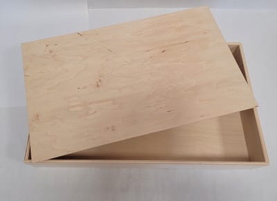 Alexander Toys | Houten Speelbak Met Deksel 50x30x7cm