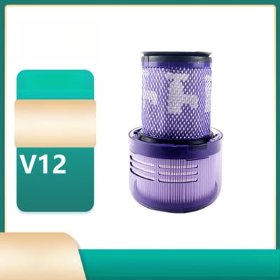 2 stuks filtervervangingen, geschikt voor Dyson draadloze stofzuigers, voor- en achter HEPA-filters, filter, stofzuigervervanging, geschikt voor V12