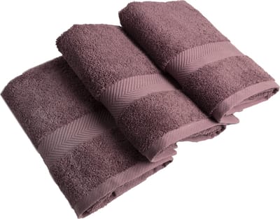 Casilin Royal Touch - Hotel Kwaliteit - Pakket van 3 Handdoeken - 40 x 70 cm - Figue - Paars