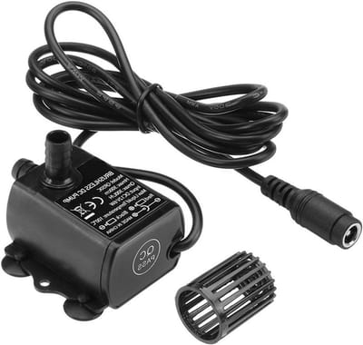 Bronpomp - Waterpomp - Bovengrondse aanbouw - Watergekoeld - 12 V - Zwart
